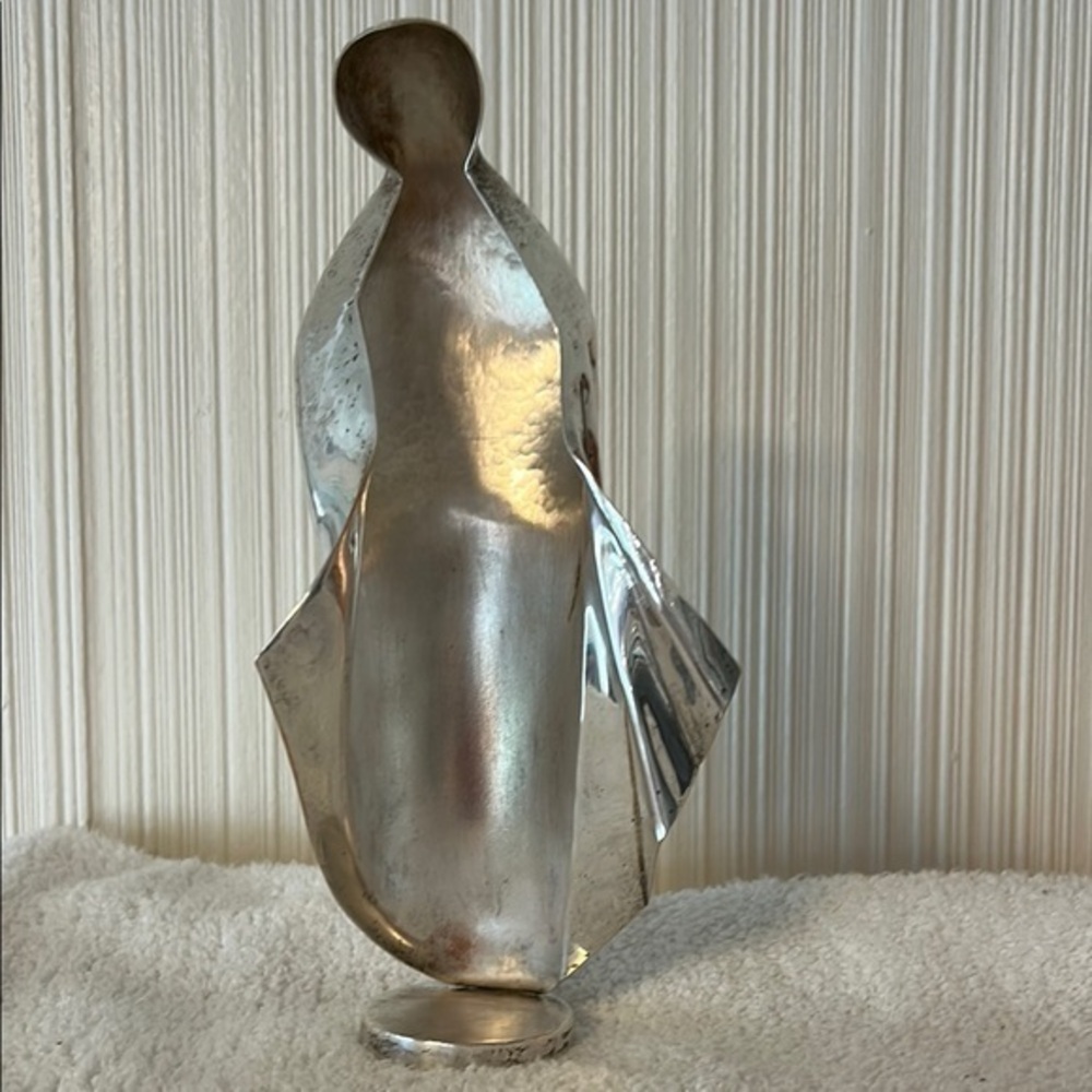 1960s Silver Plated Sculpture Likely Made in Taxco Mexico, Los Castillo Style
